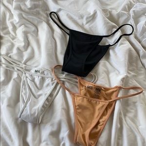 Bundle Minimale animale bikini bottom sz S